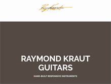 Tablet Screenshot of krautguitars.com